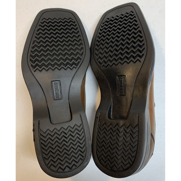 Steve Madden Loafers 9.5 Brown Leather Slip on Square Toe main image 6